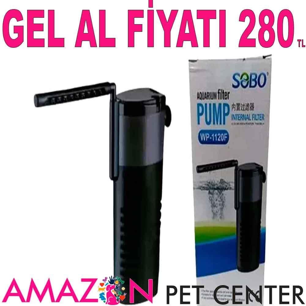Sobo Akvaryum İç Filtre 900 Lt/S WP-1120F 21738005 Amazon Pet Center