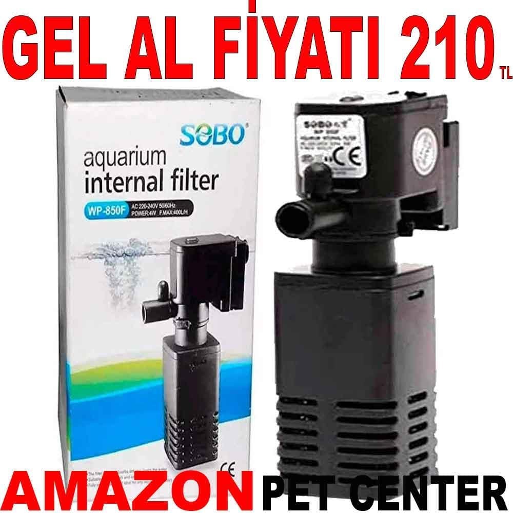 Sobo WP 850F Akvaryum İç Filtre 4 W 400 L/S 22185006 Amazon Pet Center