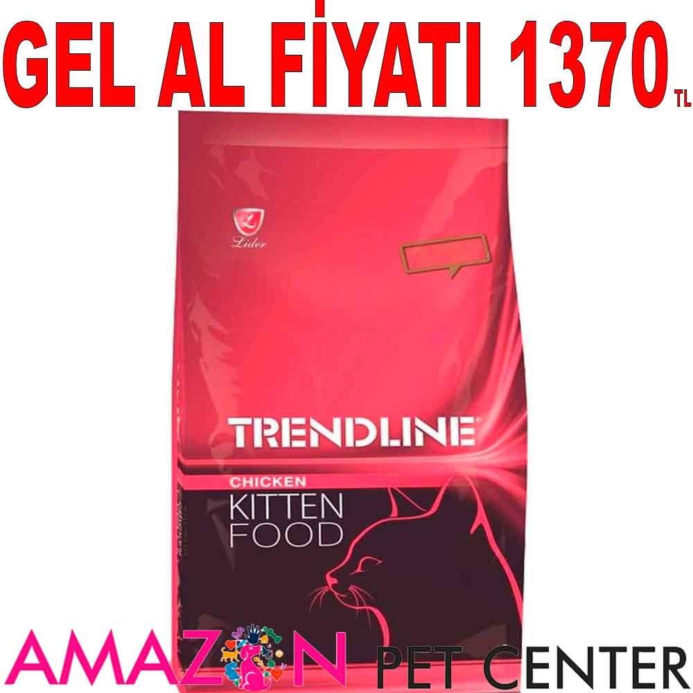 Trendline Kitten Tavuklu Yavru Kedi Maması 15 Kg 17982009 Amazon Pet Center