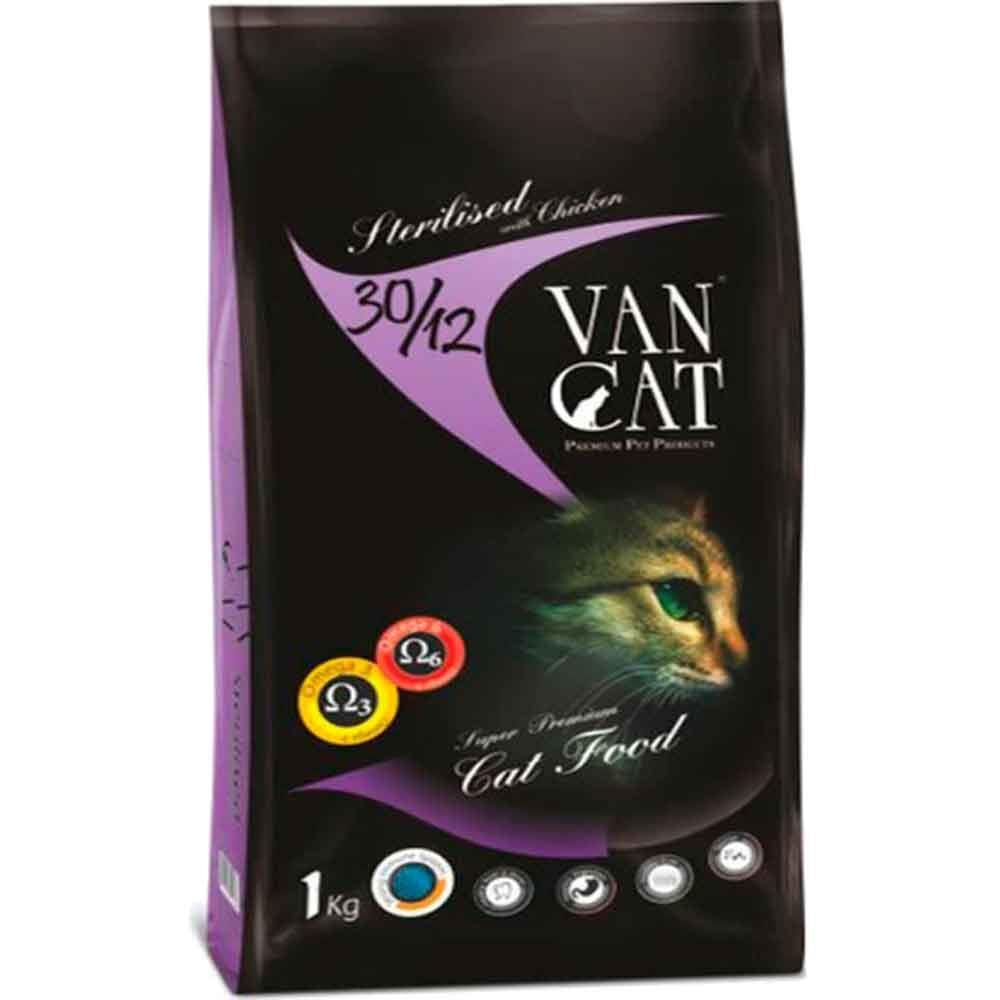 Vancat Sterilised Tavuklu Kısırlaştırılmış Kedi Maması 1 Kg 8699245856477 Amazon Pet Center