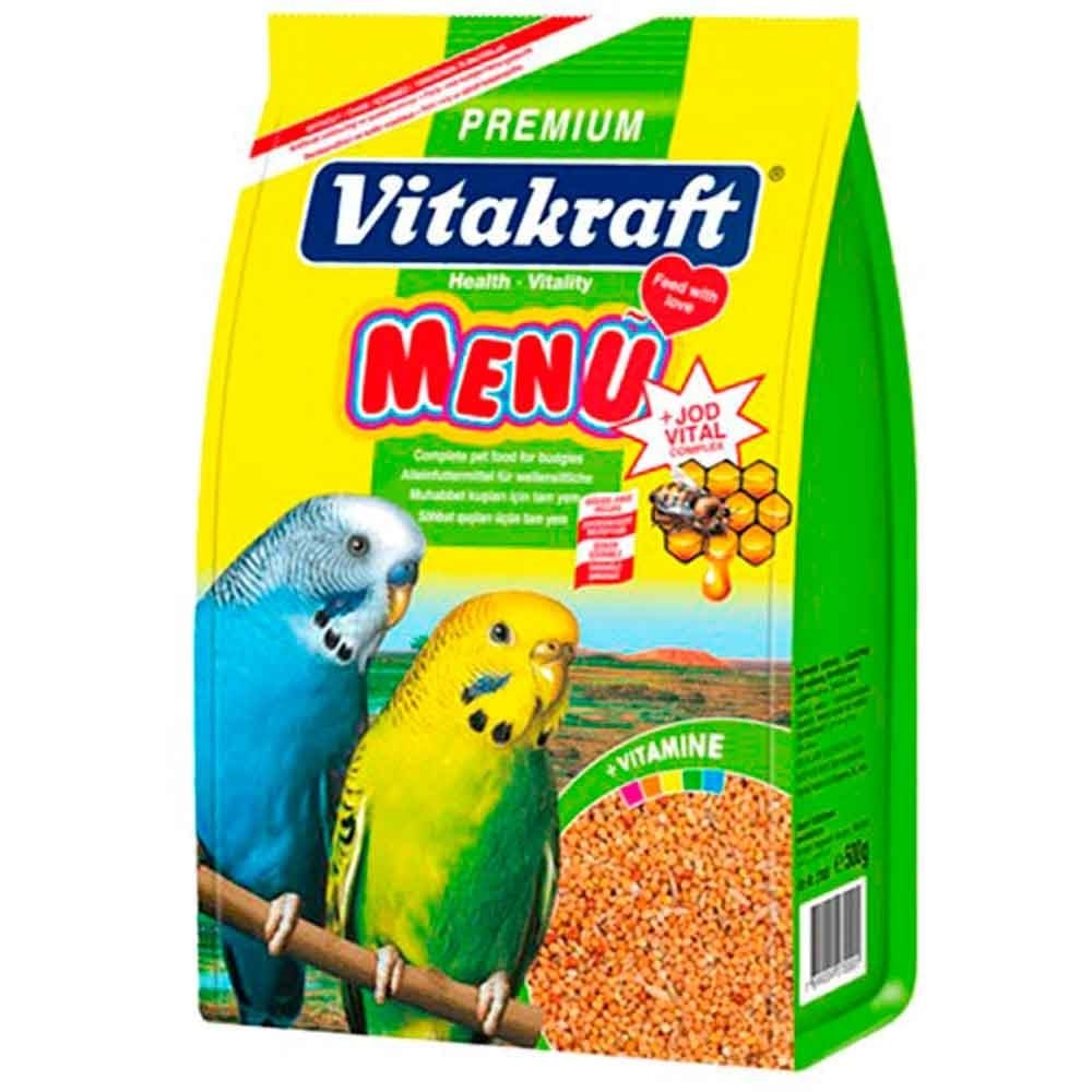 Vitakraft Menü Premium Muhabbet Kuşu Yemi 500 Gr 8699004270001 Vitakraft Muhabbet Kuşu Yemleri Amazon Pet Center