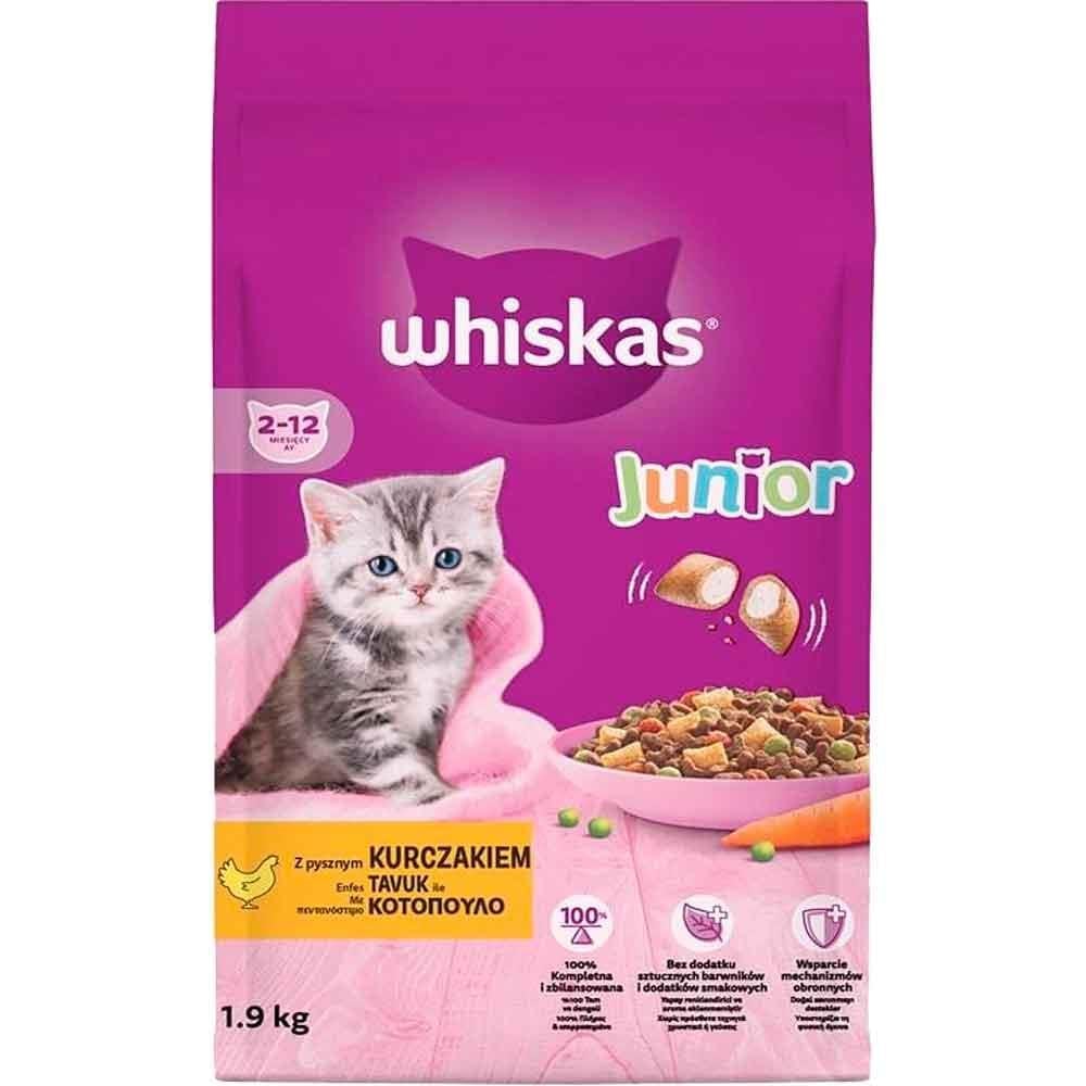 Whiskas Junior Tavuklu Yavru Kedi Maması 1,9 Kg 5900951305641 Amazon Pet Center