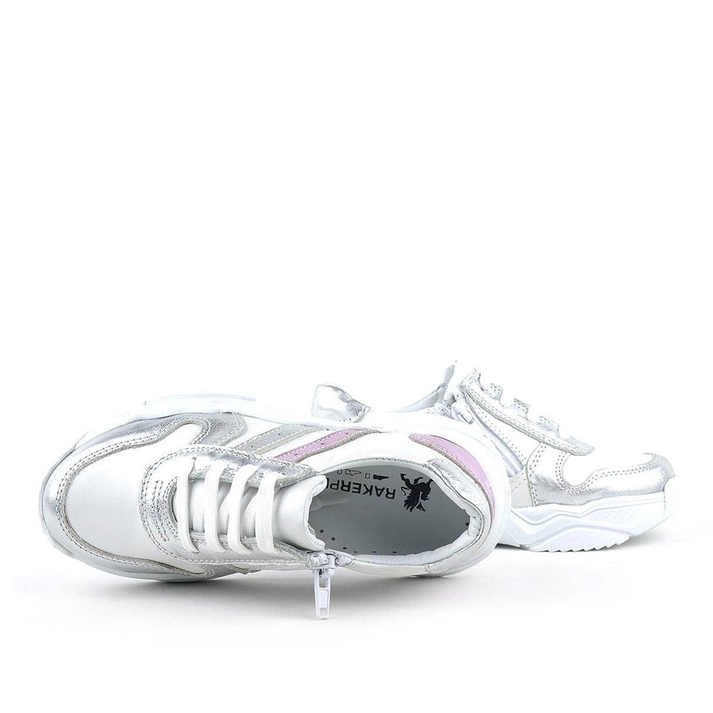 Deri Kız Çocuk Sneaker