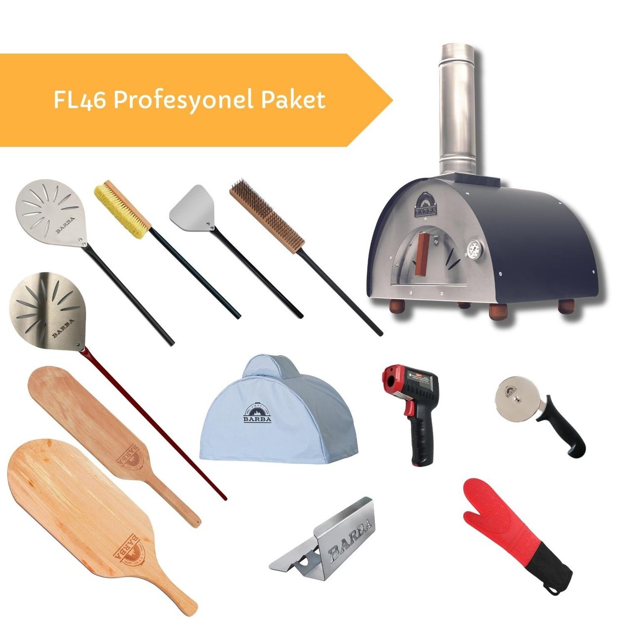 Barba FL46 Profesyonel Bahçe Fırınları