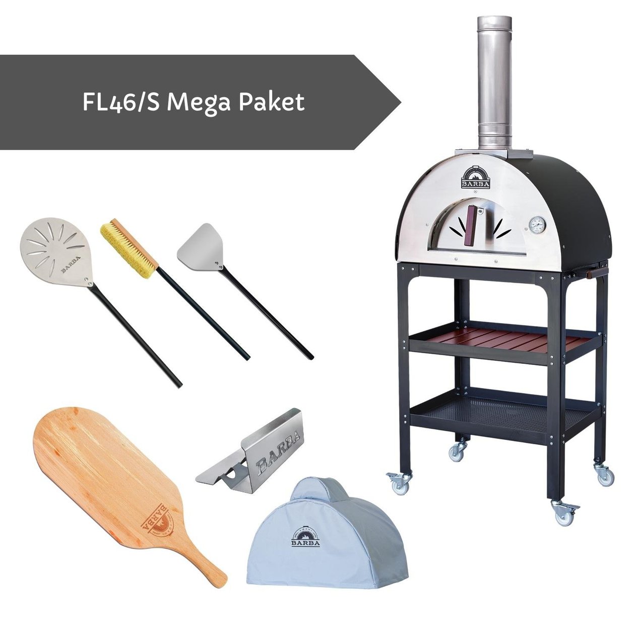 Barba FL46/S Mega Bahçe Fırınları