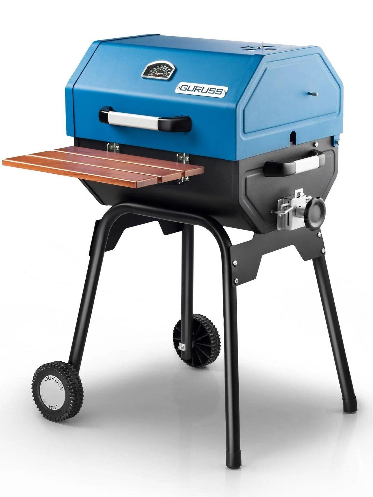 Guruss CG-050 Kömürlü Barbekü Takım Mavi