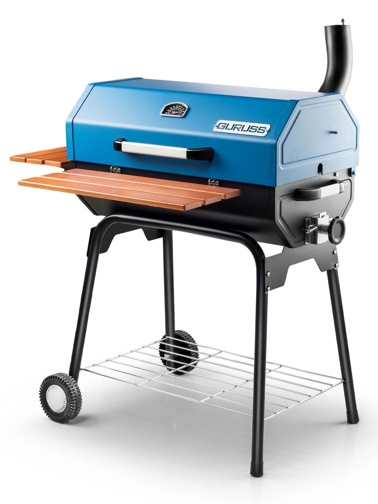 Guruss CG-075 Kömürlü Barbekü Takım Mavi