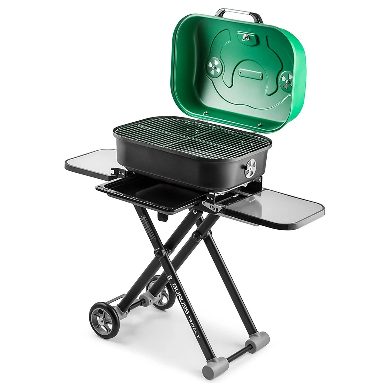Guruss Travel - X Taşınabilir Mangal Tam Set Yeşil