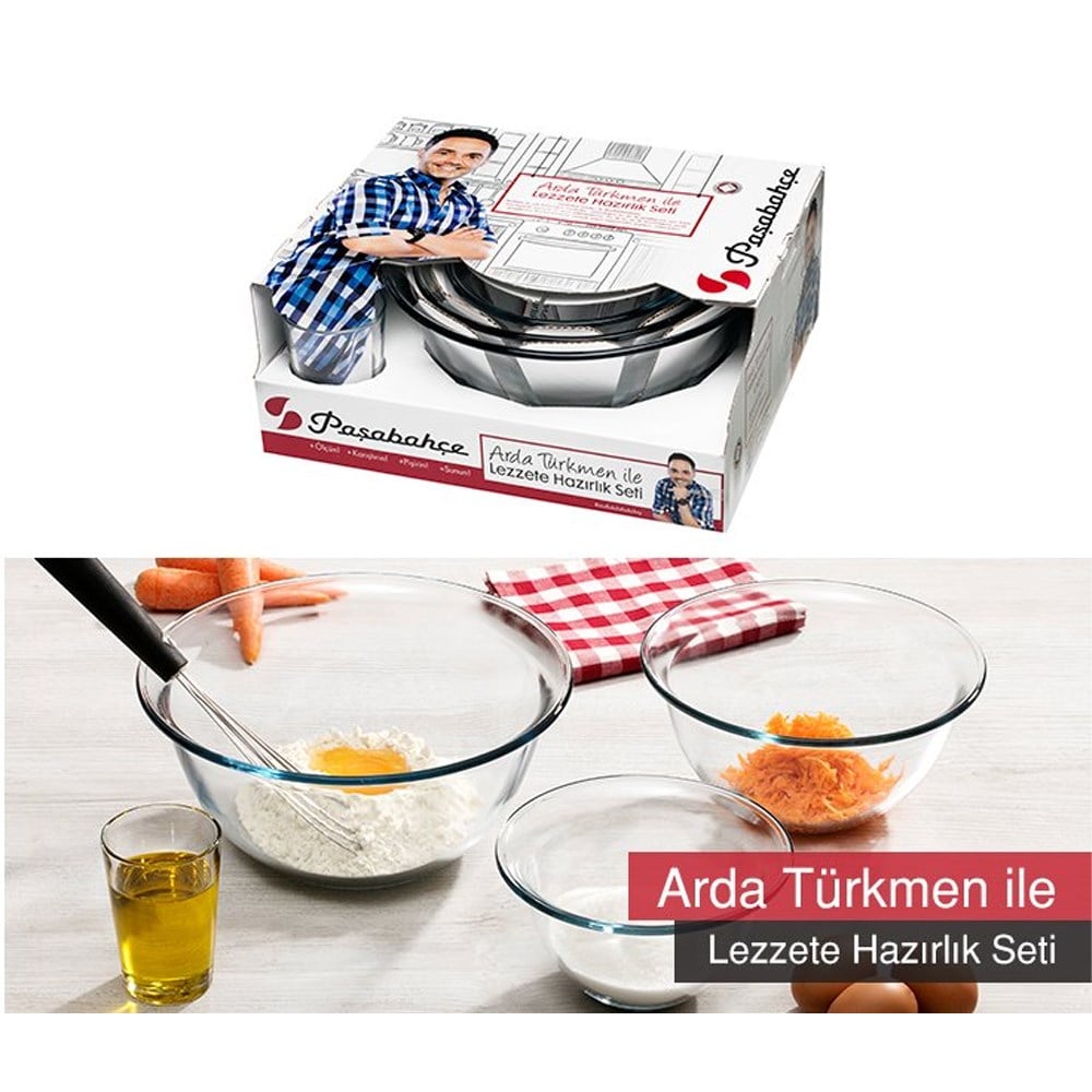 Paşabahçe Arda Türkmen Lezzete Hazırlık Seti 4 Parça  (259035)