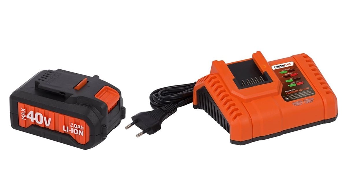 Bahçe Alet Akü/ŞarjerPowerplus Pil Lityum 2.0Ah + Sarjer 40V