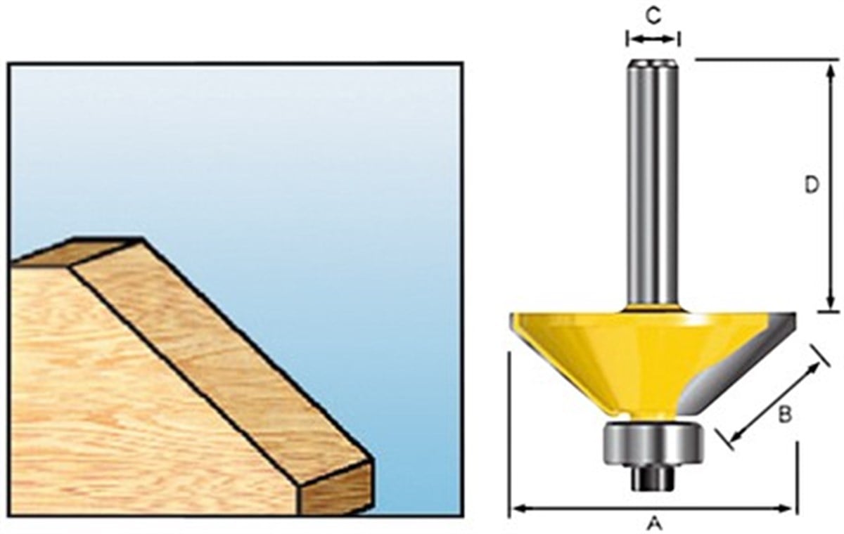 Freze UcuMakita Uç Freze Rounding Over Cutter