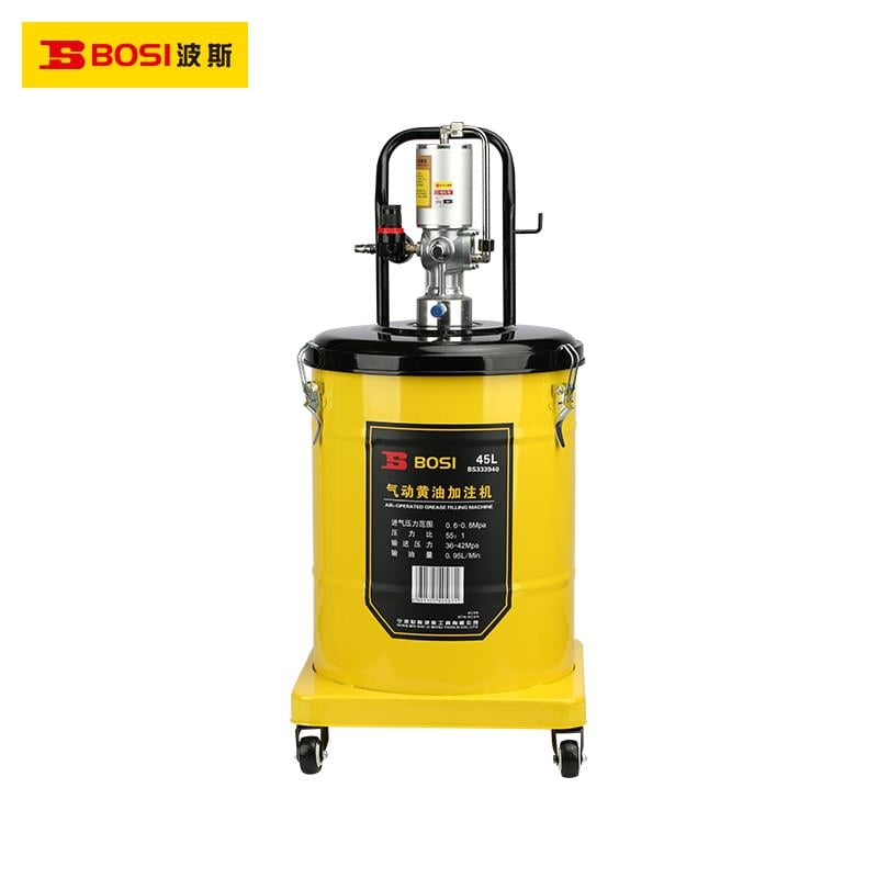 Gres PompalarıBosi Gres Pompası Havalı 6-8 BAR 40 Litre