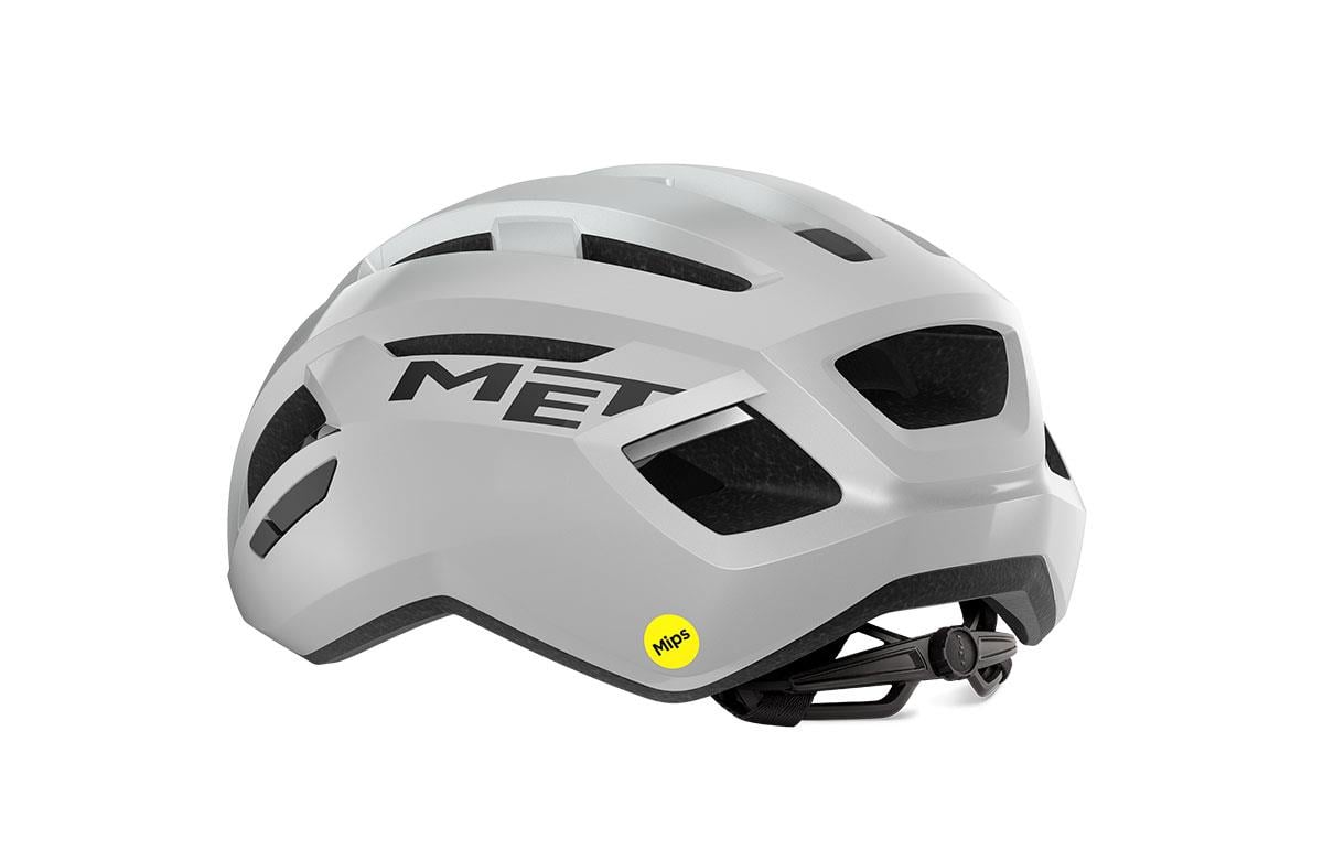 KaskMet Kask Vinci Mips Beyaz Gri | Parlak