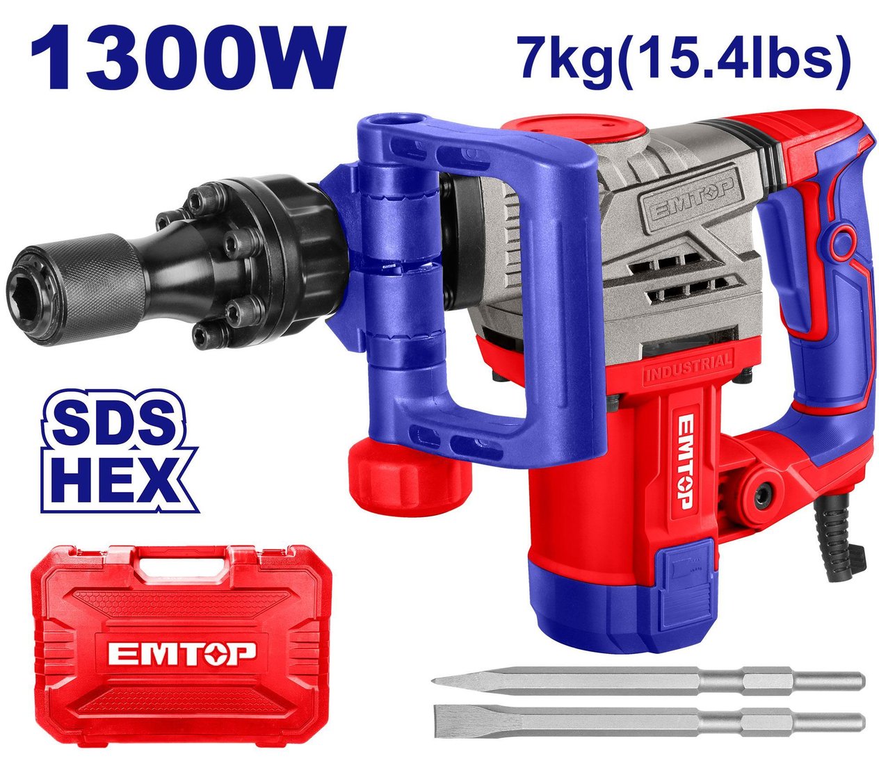 KırıcıEmtop Matkap Kırıcı 7Kg 1300W