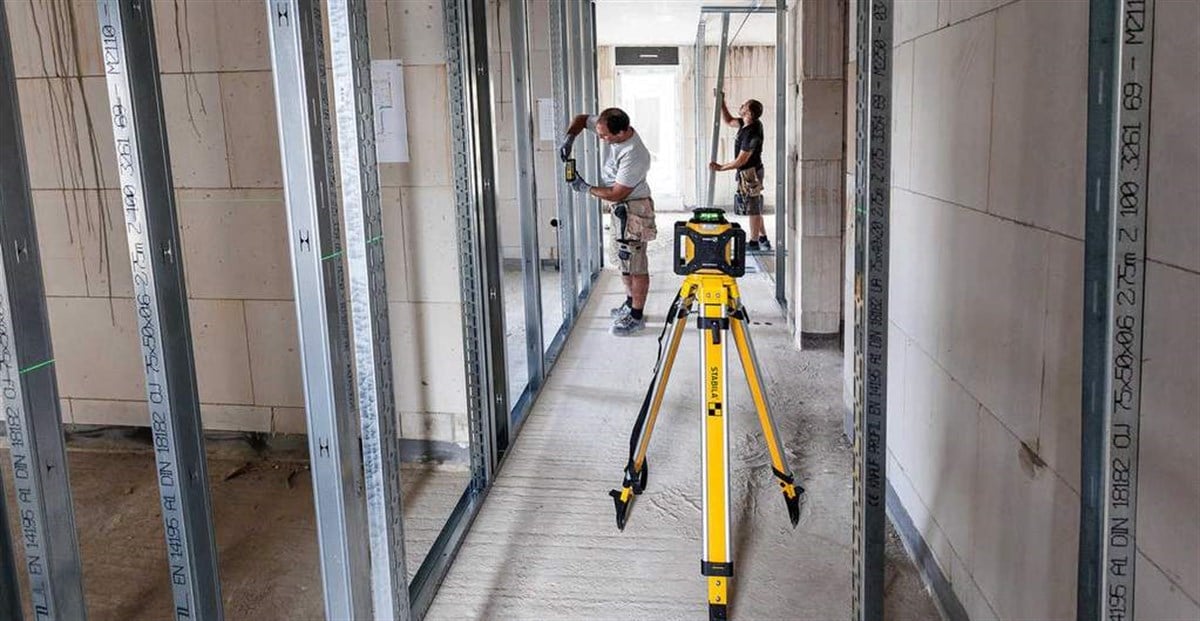 Lazer HizalamaStabila Lazer Otomatik Yatay ve Dikey Cizgili LAR 160 5 Parça