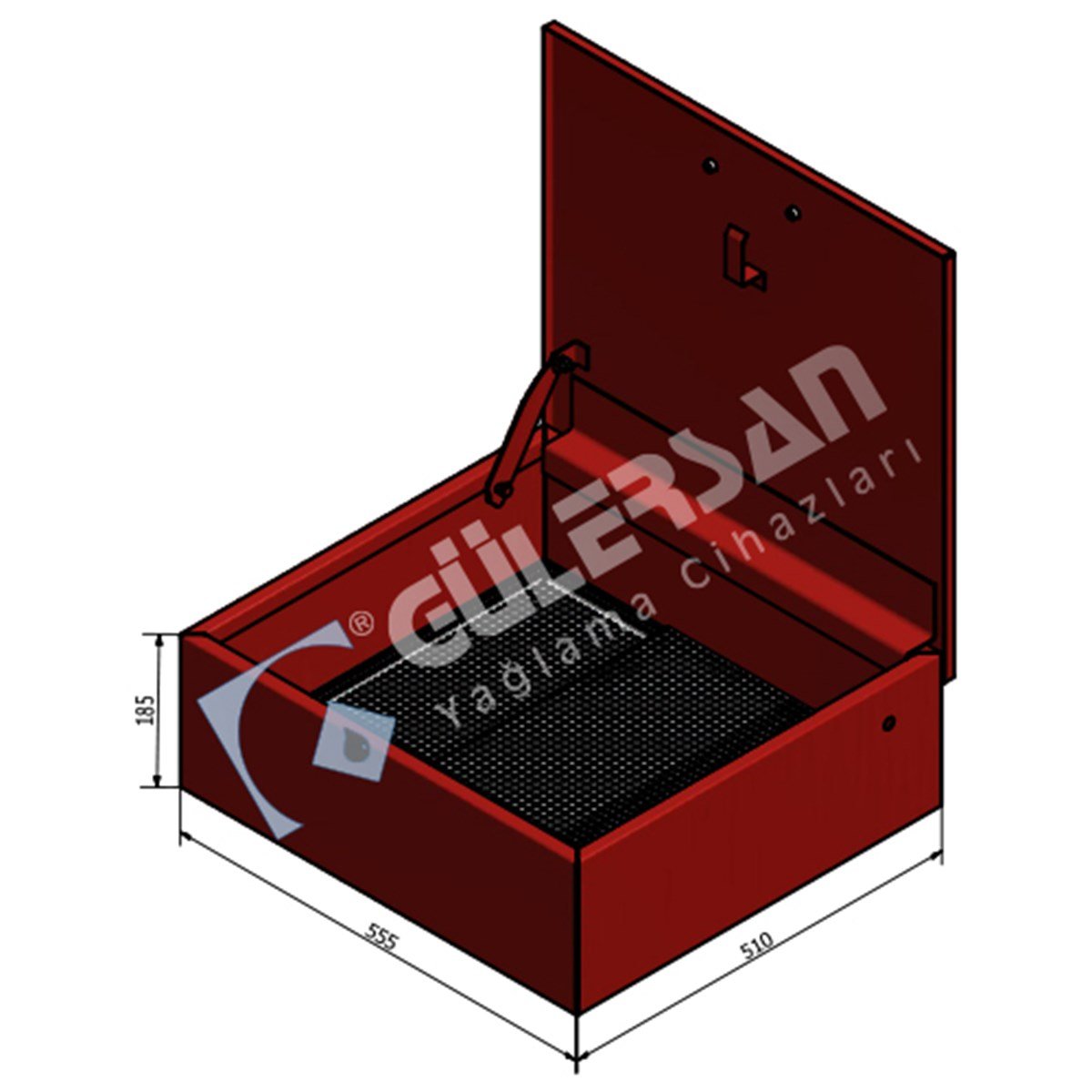 Parça Yıkama MakineleriGülersan Basınçlı Parça Yıkama 0.5 BAR 80 + 45 Lt
