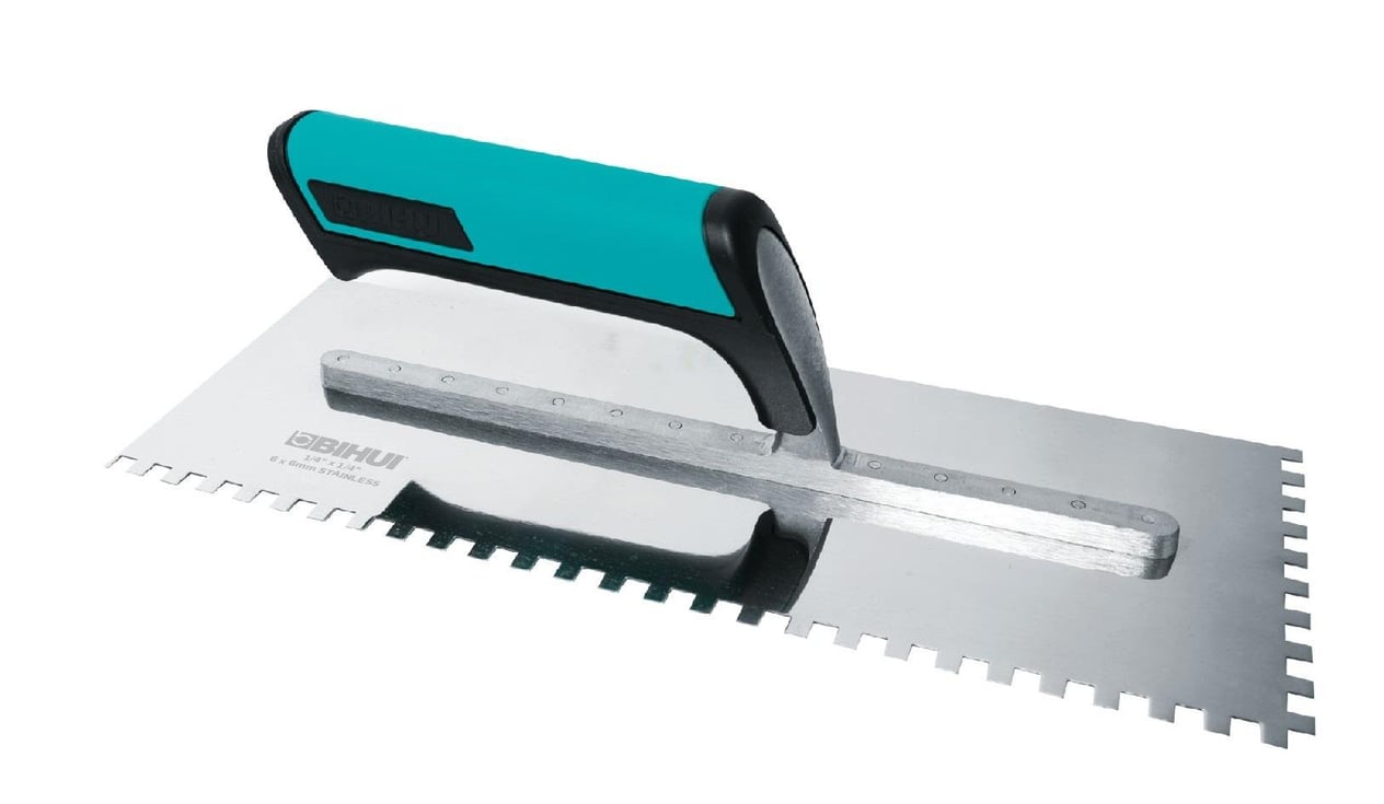 Seramik El Aletleri ve AksesuarlarıBihui Mala Fayans Malası Paslanmaz Çelik 280X15MM Diş Aralığı 6MM