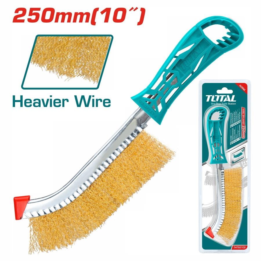 Tel FırçalarTotal Tel Fırça Saplı 250MM