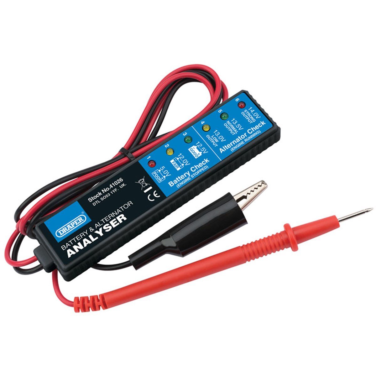 Test CihazlarıDraper Oto Akü Ve Dinamo Test Elektronik 12V