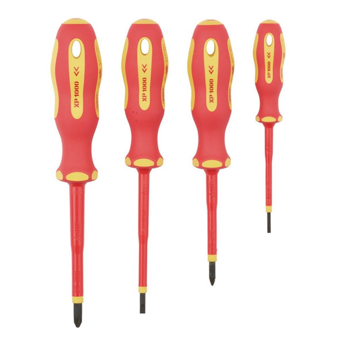 Tornavida SetiDraper Tornavida Set Yıldız/Düz Elek 1000V 4 Parça