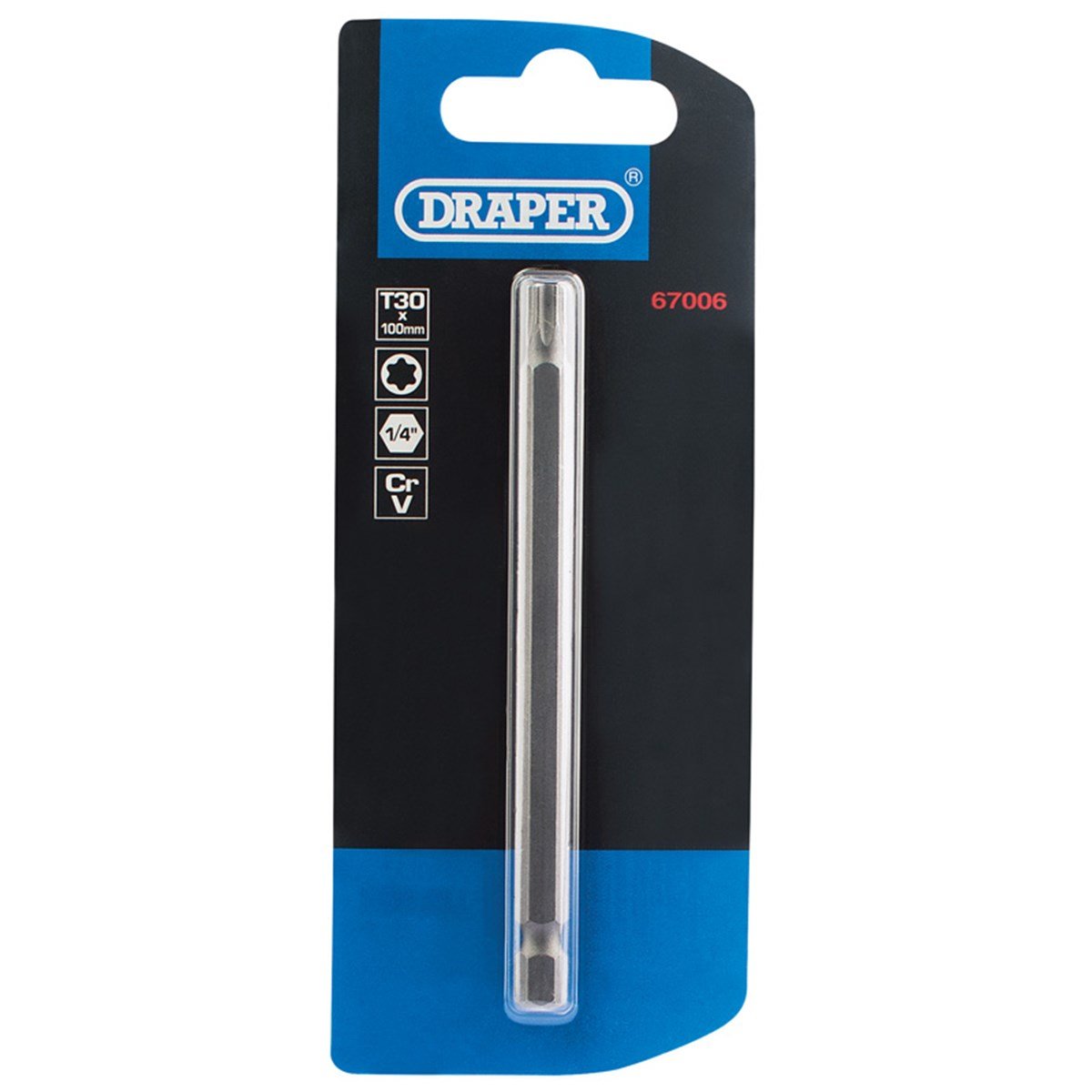 Tornavida Torx UçDraper Tornavida Uç Torx T30X100MM
