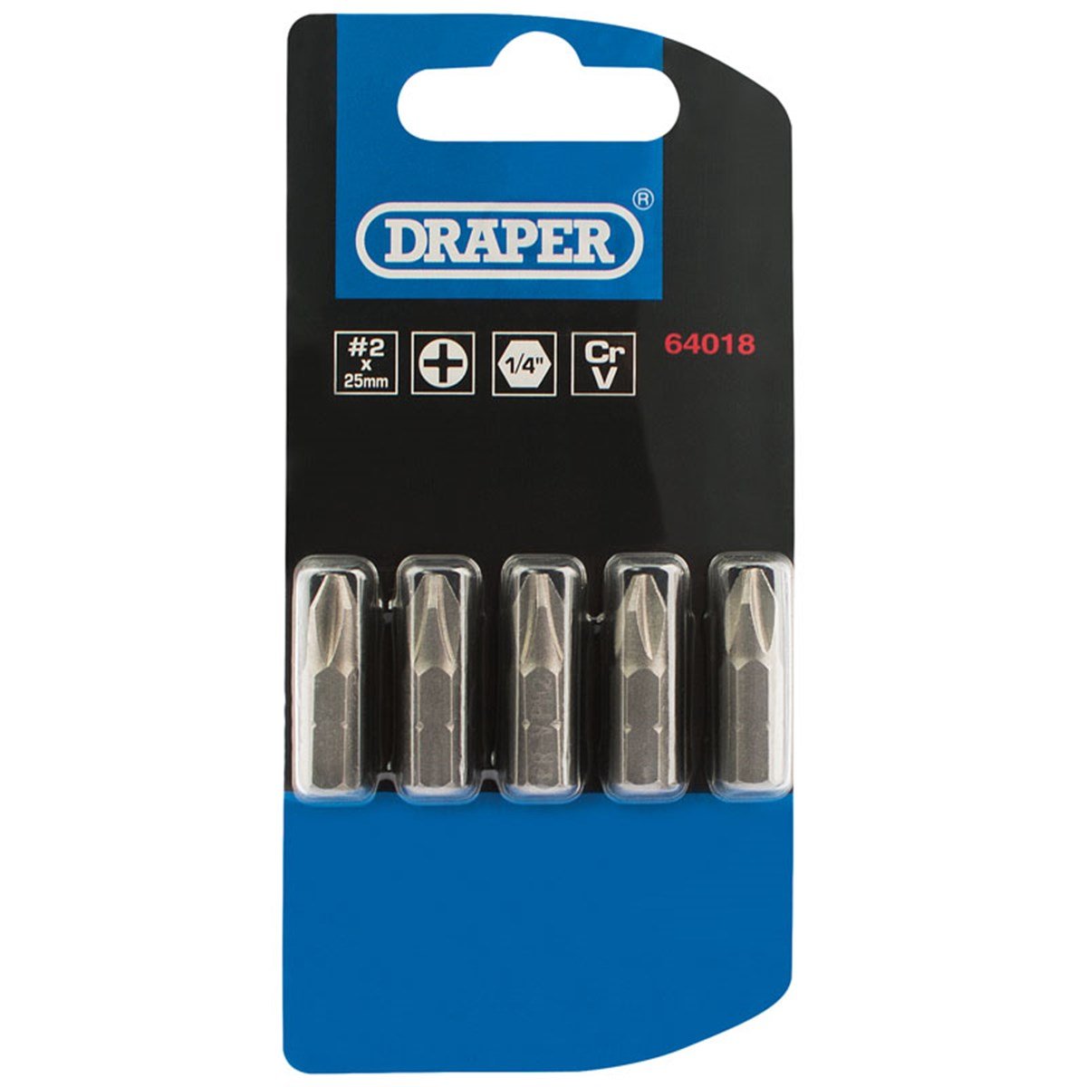 Tornavida Yıldız UçDraper Uç Tornavida Yıldız  No.2 25MM (5Ad/Pk)