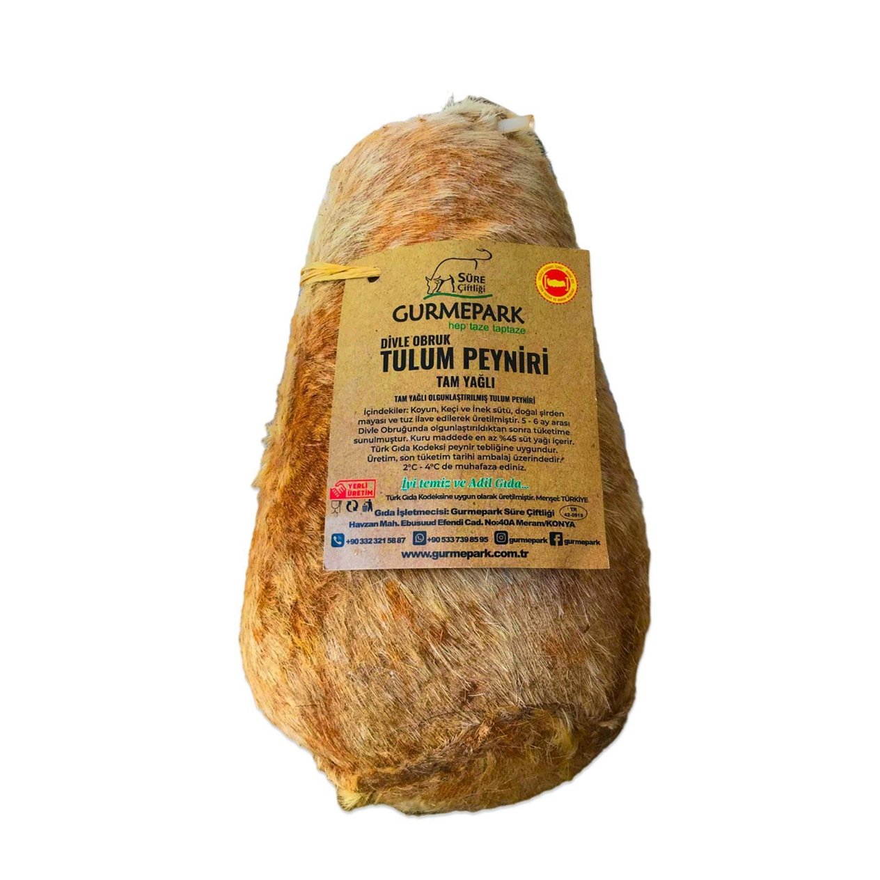 Gurmepark Karaman Divle Obruk Tulum Peyniri 500 g e