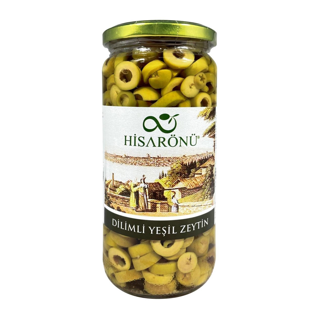 Hisarönü Dilimli Yeşil Zeytin 475 g ℮