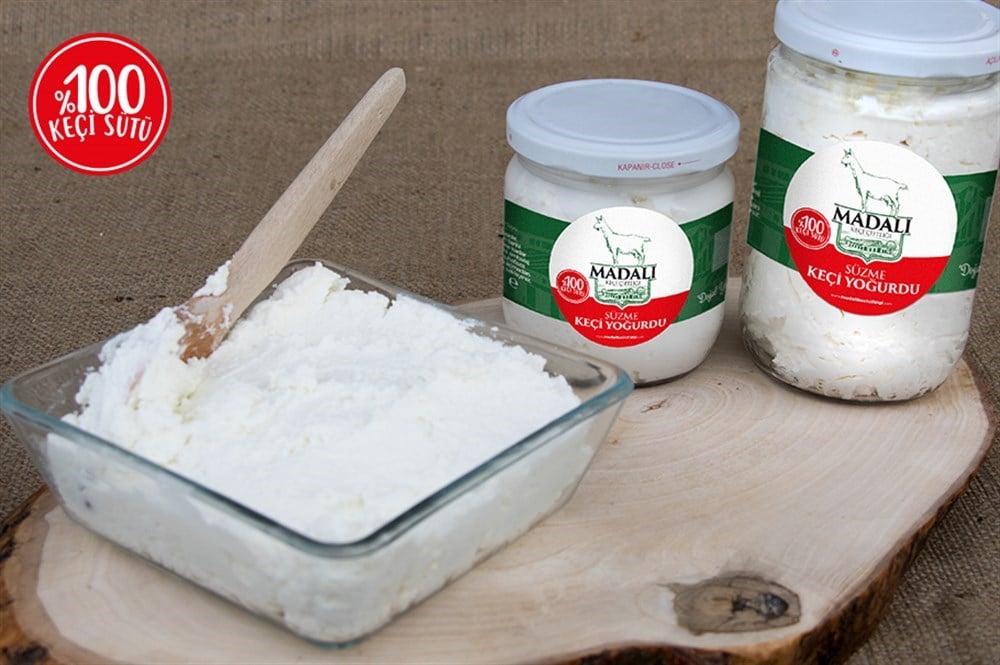 Keçi Yoğurdu Katkısız Süzme 600 Gr