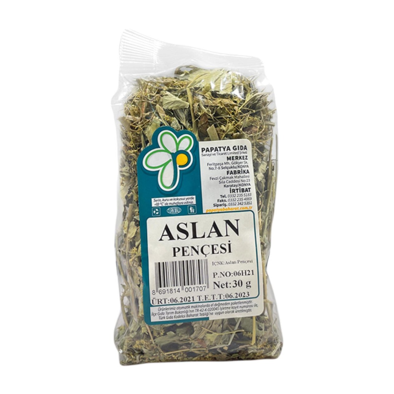 Papatya Gıda Aslan Pençesi 30 g e