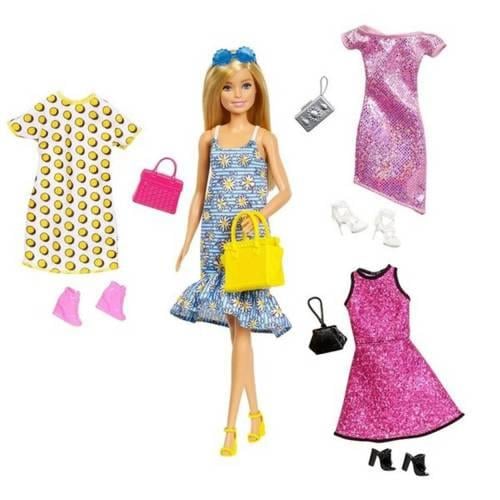 Barbie Bebek ve Kıyafet Kombinleri Oyun Seti GDJ40 Lisanslı Ürün