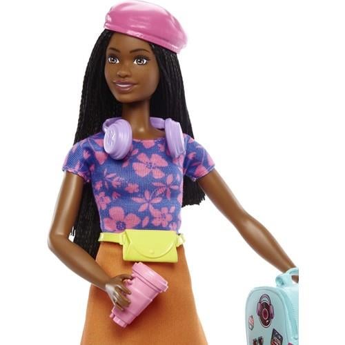 Barbie Brooklyn Seyahat Bebeği ve Aksesuarları HGX55 Lisanslı Ürün