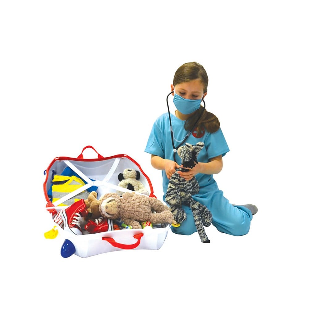 TRUNKİ ÇOCUK BAVULU - AMBULANS -ABBİE (ANTİBAKTERİYEL)