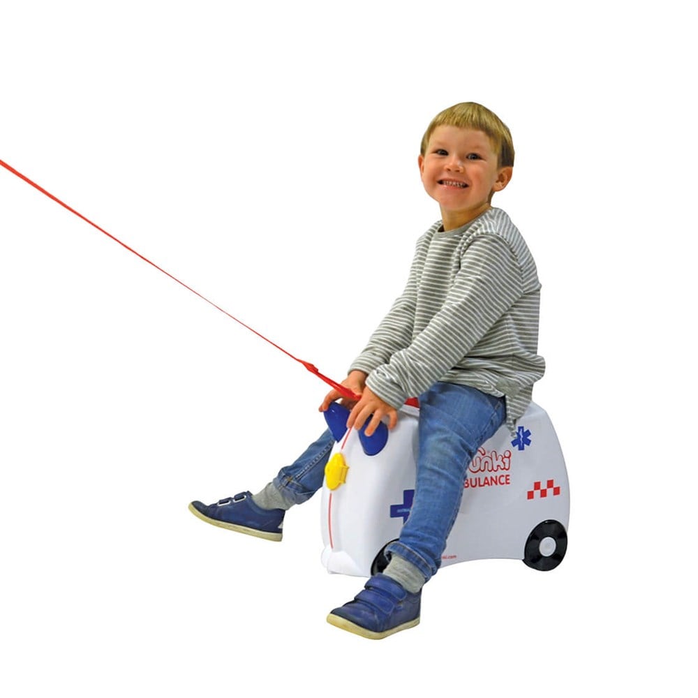 TRUNKİ ÇOCUK BAVULU - AMBULANS -ABBİE (ANTİBAKTERİYEL)