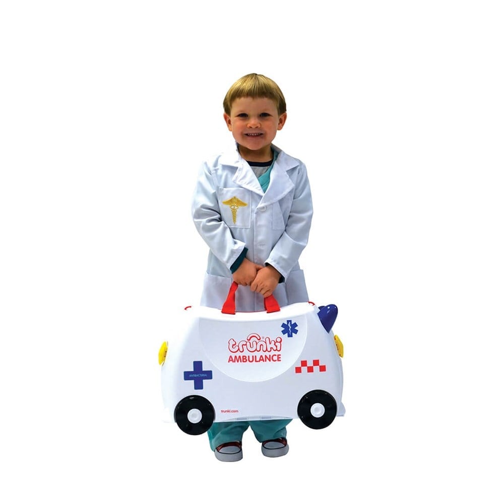 TRUNKİ ÇOCUK BAVULU - AMBULANS -ABBİE (ANTİBAKTERİYEL)
