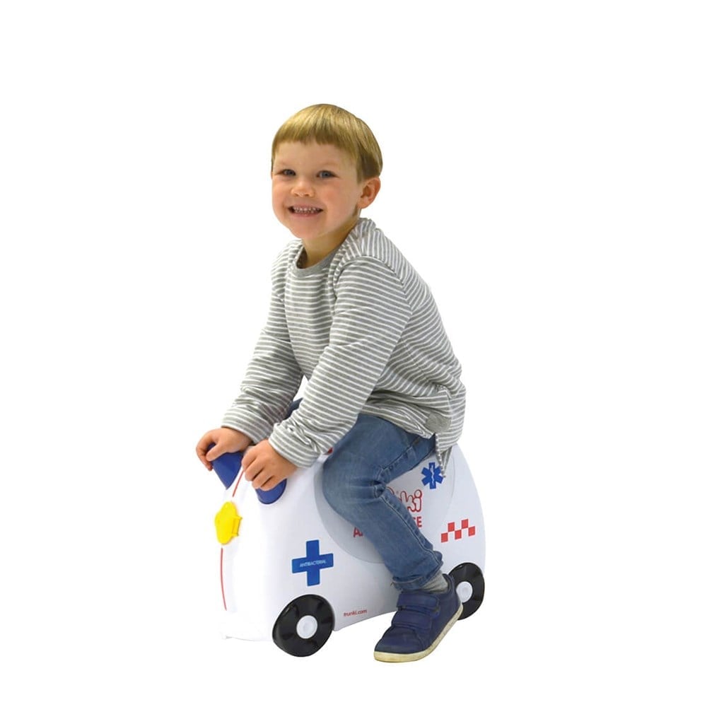 TRUNKİ ÇOCUK BAVULU - AMBULANS -ABBİE (ANTİBAKTERİYEL)