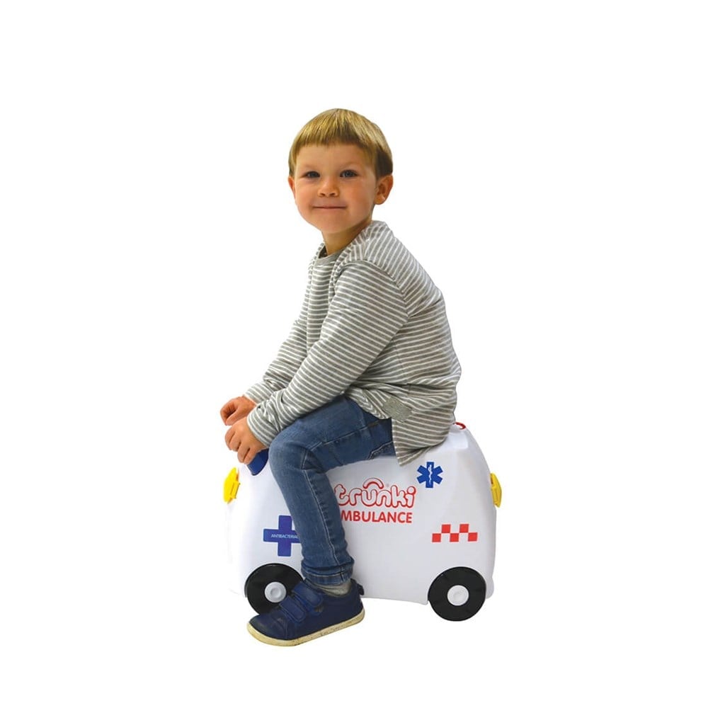 TRUNKİ ÇOCUK BAVULU - AMBULANS -ABBİE (ANTİBAKTERİYEL)