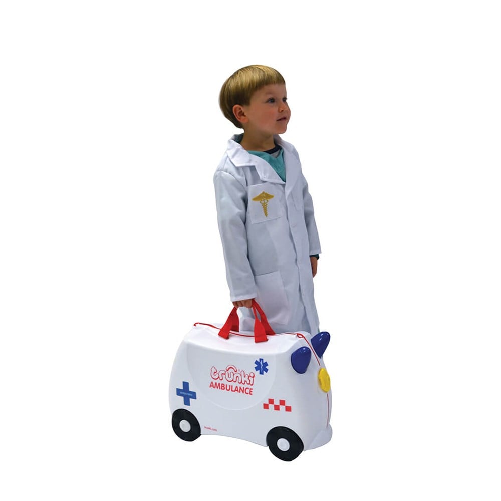 TRUNKİ ÇOCUK BAVULU - AMBULANS -ABBİE (ANTİBAKTERİYEL)