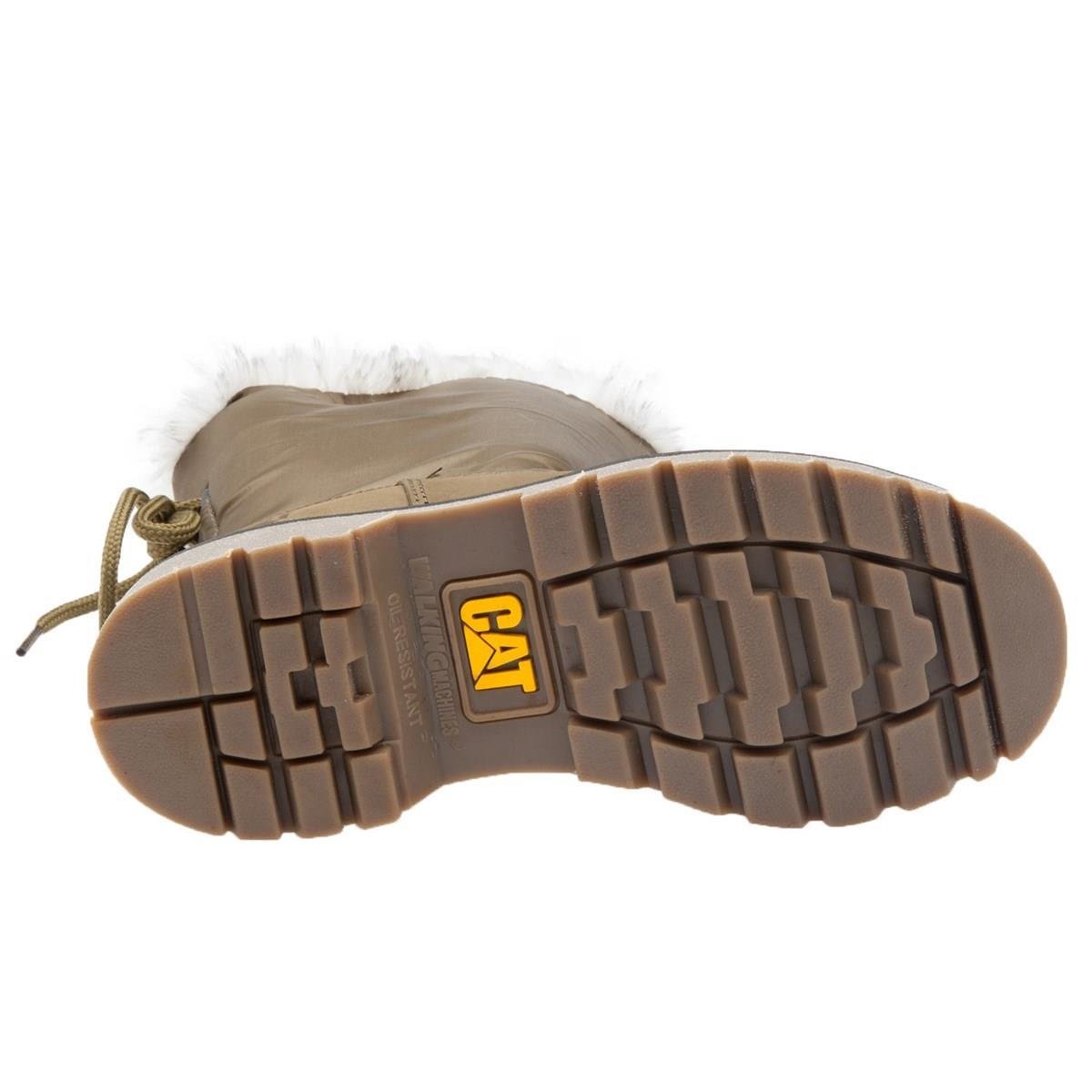 Caterpillar Bruiser Scrunch E Olive Nubuk Kadın Bot