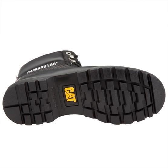 Caterpillar Colorado Print Black Deri Erkek Bot