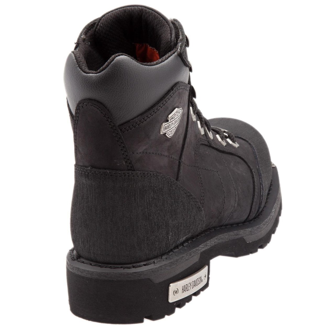 Harley Davidson Clemente Black Crazy Deri Erkek Bot