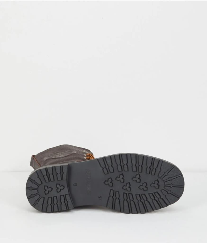 Harley Davidson Distance Dark Brown Baskılı Deri Kadın Bot