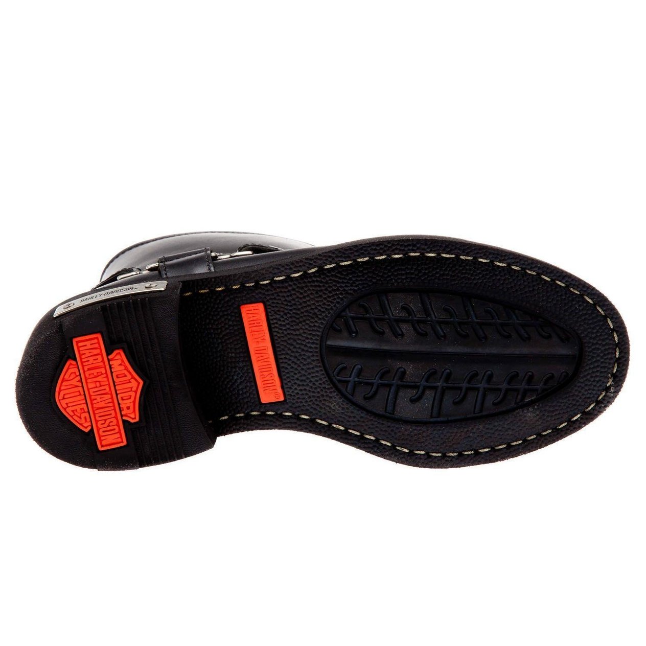 Harley Davidson Estes Black Deri Kadın Bot