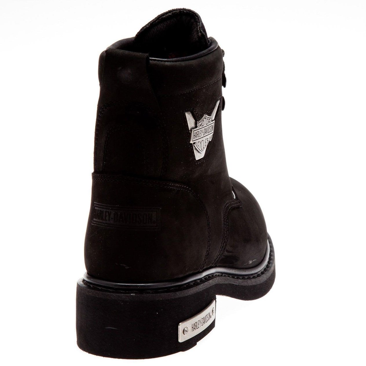 Harley Davidson Gibson Black Nubuk Erkek Bot