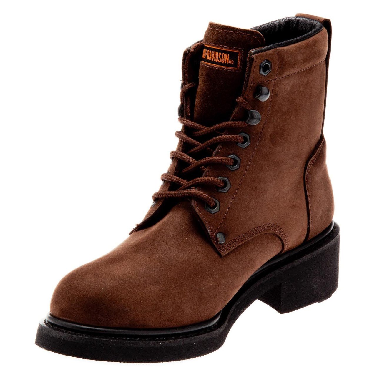 Harley Davidson Gibson Dark Brown Nubuk Erkek Bot