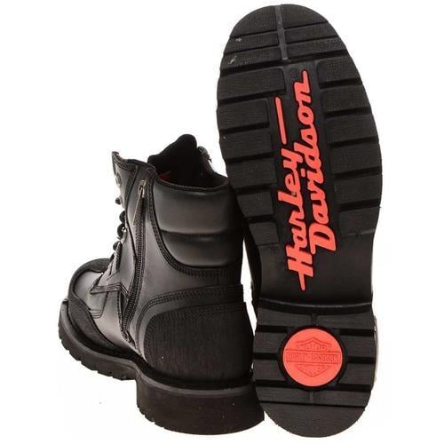 Harley Davidson  Zak Black Deri Erkek Bot