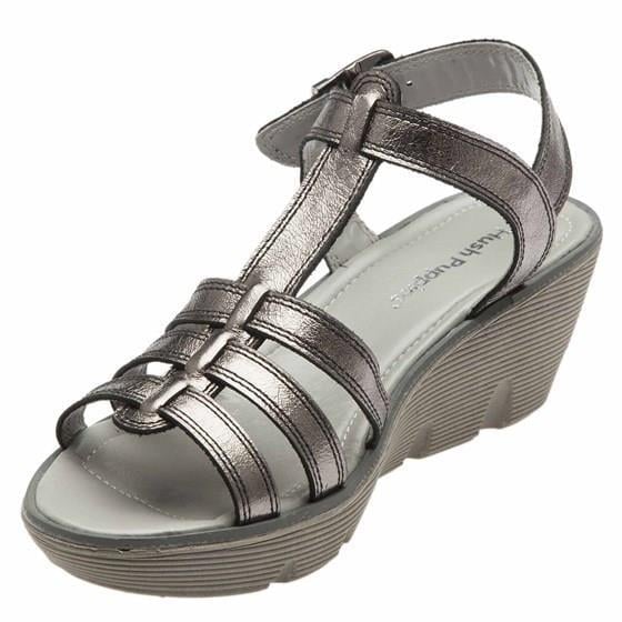 Hush Puppies 031Z101723 Clara Triple Anthracite Kadın Sandalet