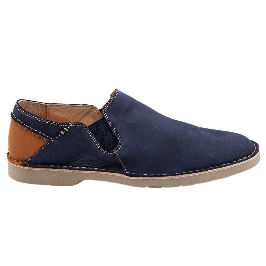 Hush Puppies 036M100047 Slip On Catel Navy Nubuk  Erkek Ayakkabı