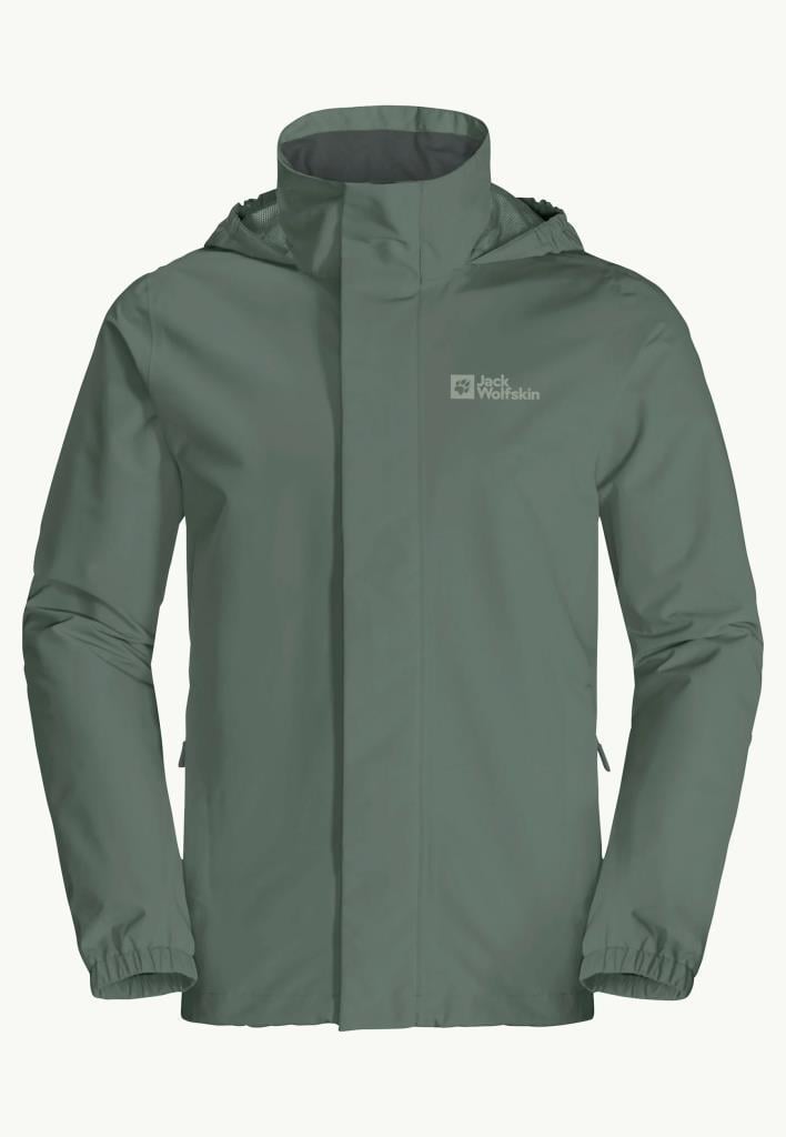 Jack Wolfskin 1111142_4311 Stormy Point 2L JKT M Hedge Green Erkek Outdoor Ceket