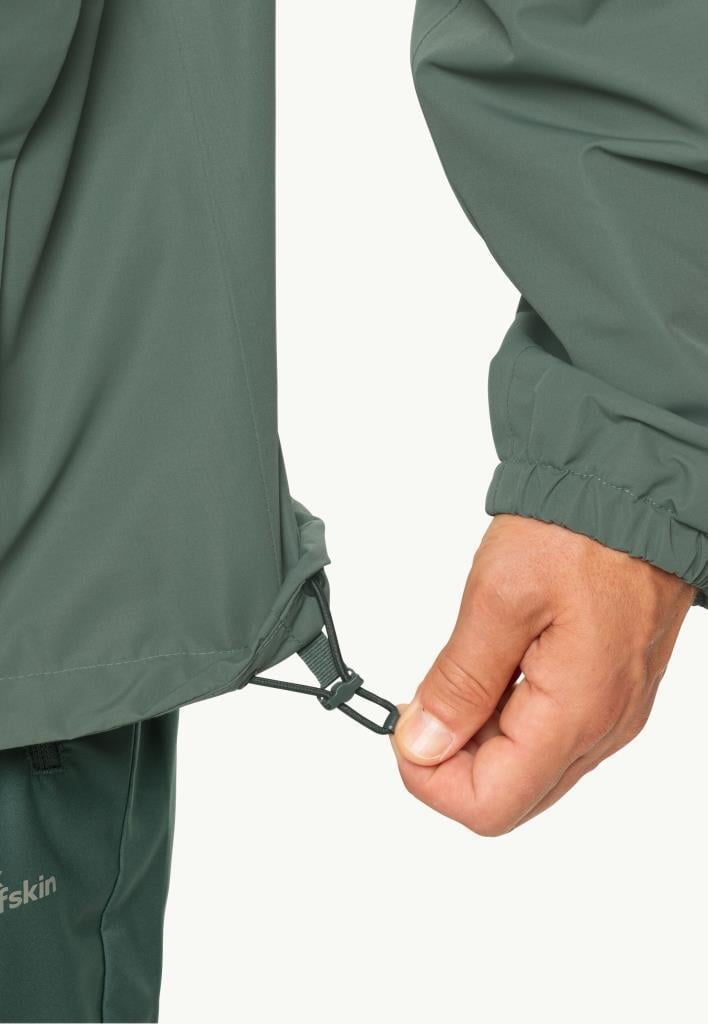 Jack Wolfskin 1111142_4311 Stormy Point 2L JKT M Hedge Green Erkek Outdoor Ceket